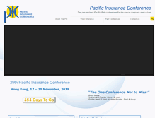 Tablet Screenshot of pacificinsuranceconference.org